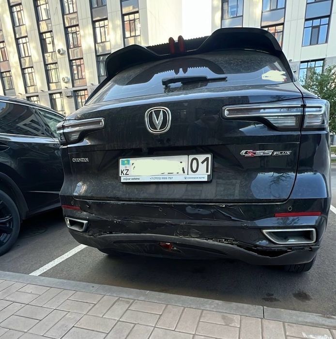 Задний бампер Changan Cs55plus