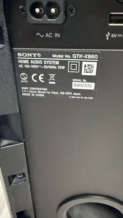 Boxa sony gtk-xb 60 bass boost boombox  150W rms ca jbl partybox