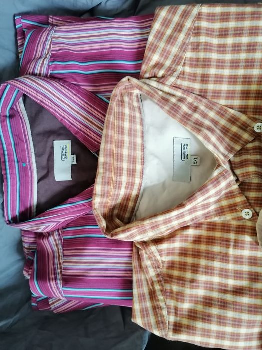 Мъжки маркови ризи XL и XXL. Camel, Masson's, Benetton, Celio, Tommy H