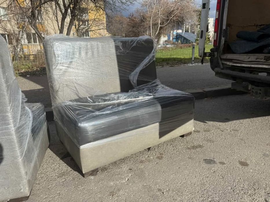 Кожени дивани 3 бр