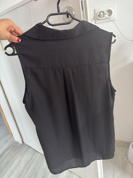 Cămașă fără mâneci Forever 21, neagră, mărimea M