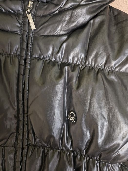 Черно яке с пух "Benetton "