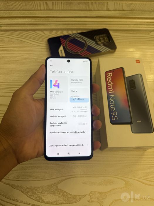 Redmi note 9 s (64 gb)