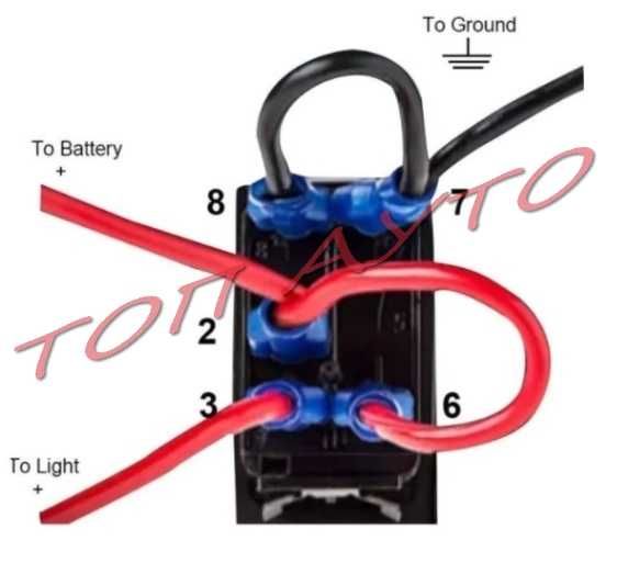 Oкабеляване Лед Барове Халогени 3.5м Бутон Вграждане Предпазител Реле