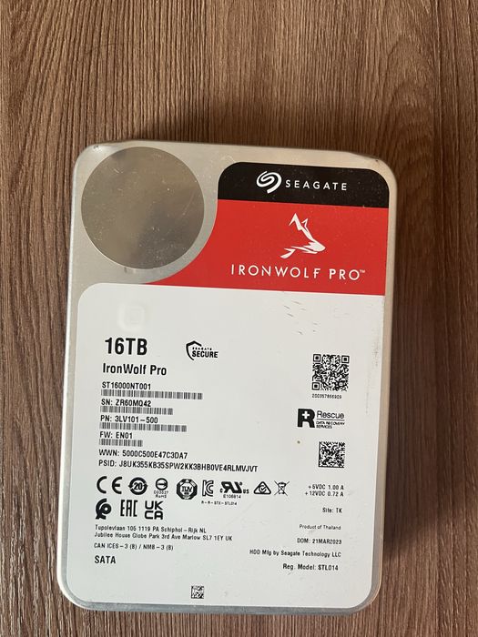 Жесткий Диск seagate  pro 16 TB