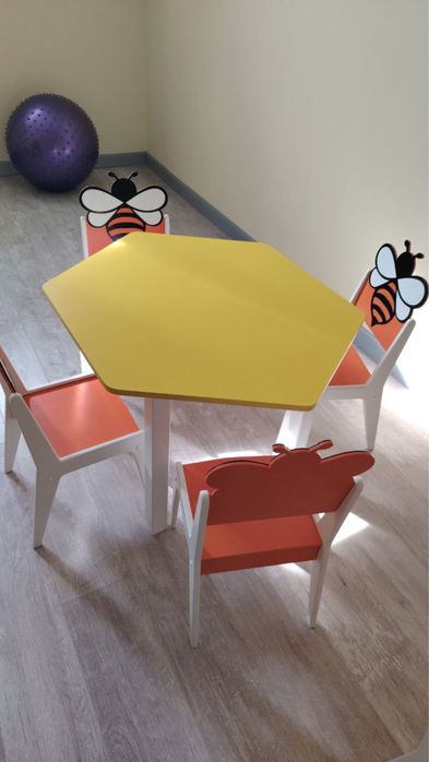 Стол стул болалар богчага мебель