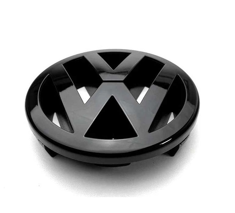 предна емблема за VW Golf MK5 04-09 черен гланц