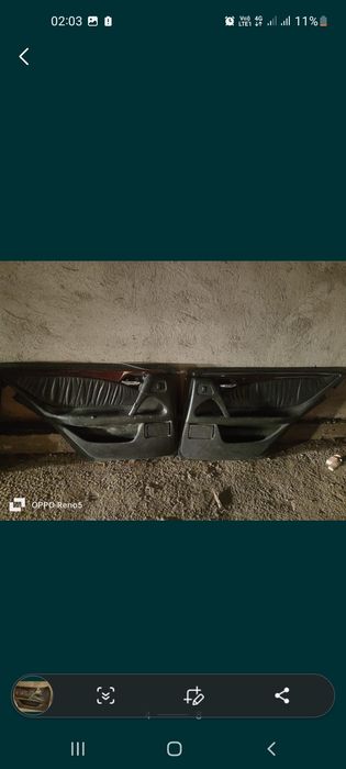 Обшивка  двери кожаный с памяти сиденьям W210