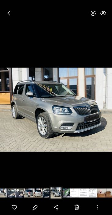 Skoda yeti 2015 .