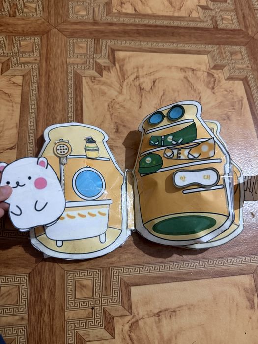 Сквиш книжка с хомяком