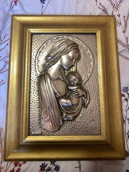 Tablou- Icoană Fecioara și Pruncul