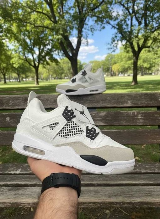 Adidasi Jordan 4 Retro Military Black - Adidasi Unisex