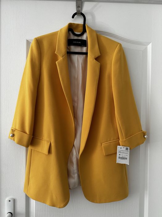 Sacou Zara nou galben XS