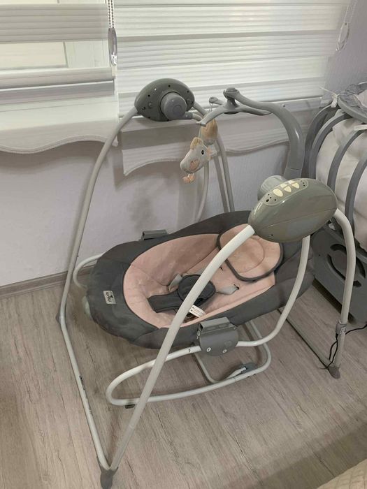 Бебешка люлка Lorelli - Tango, Grey Trees електрическа бебешка люлка