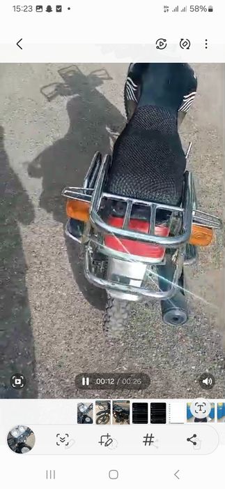 Өте жақсы жағдайдағы мотоцикл сатылады