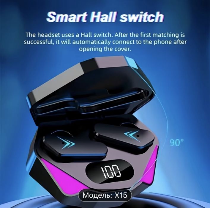 Х15 Мигающие новые наушники