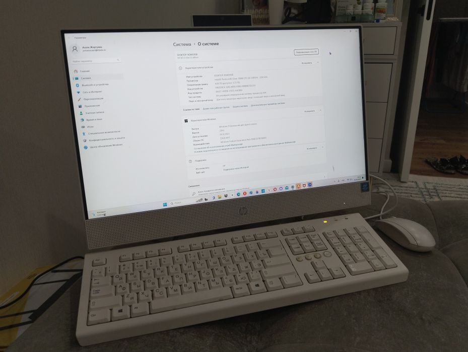 Продам моноблок компьютер ноутбук  hp monoblock hp