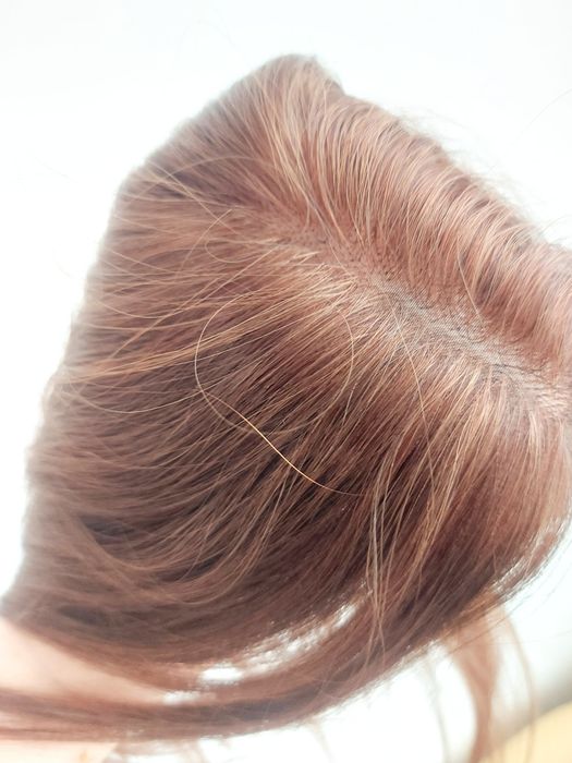 Естествена коса топер за оредяла коса