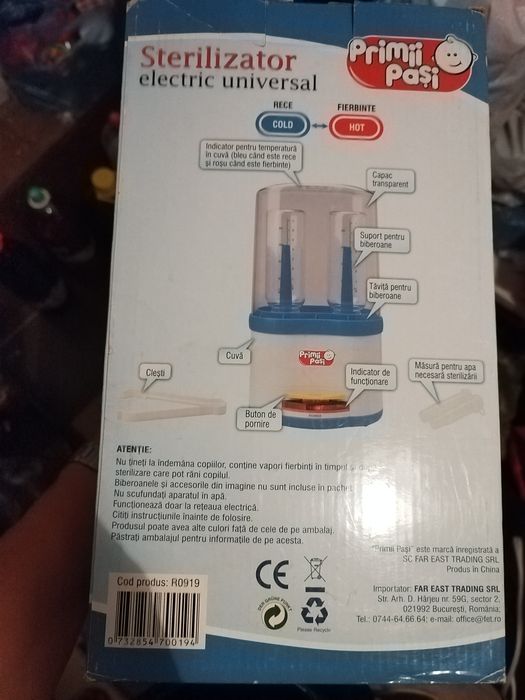 Sterilizator bebe primii pasi