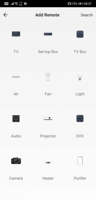 Универсално IR смарт дистанционно за климатик, тв... Smart Life app