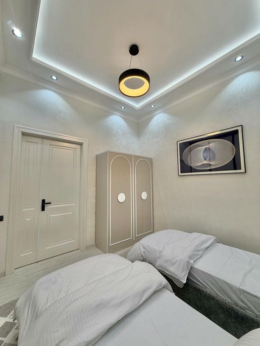 3-комнатная квартира с ремонтом в ЖК Oq Saroy Deluxe, центр