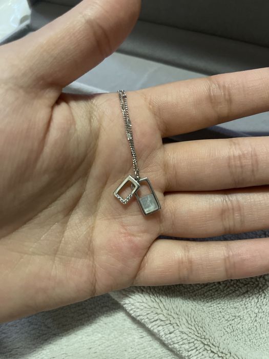 Серебро цепочка с подвеской