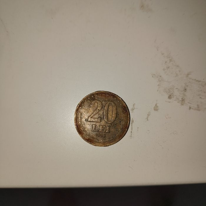 Moneda 20 de lei Stefan cel Mare 1993