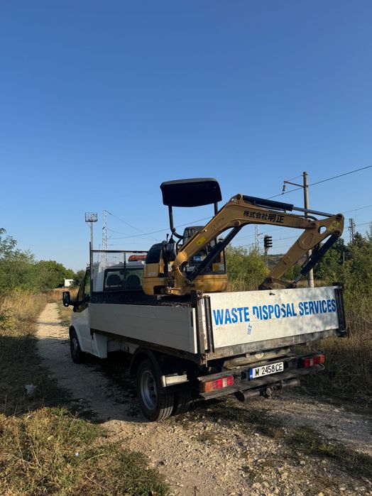 Услуги с мини багер и самосвал