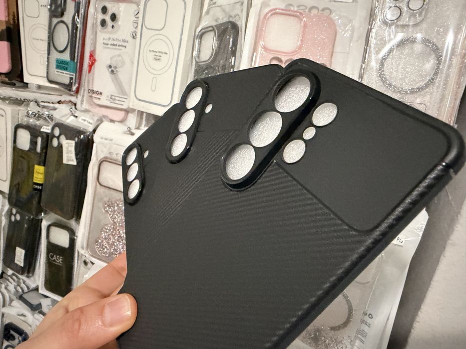 Samsung Galaxy S26 Ultra,S26+,S26 силикон carbon и удароустойчив гръб