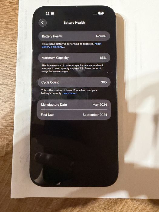 Iphone 15 Pro max 256Gb с гаранция