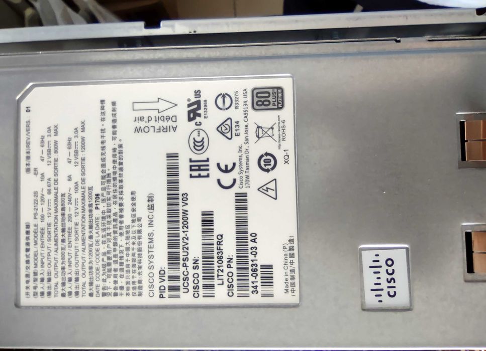 CTO: Сървър Cisco UCS C240 M4S2 16*SFF 1*E5-2620v3 6c 2.4-3.2GHz 16GB