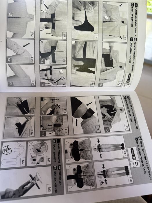 Aparat EOLI SA04 pentru uscat si calcat camasi bluze sau pantaloni