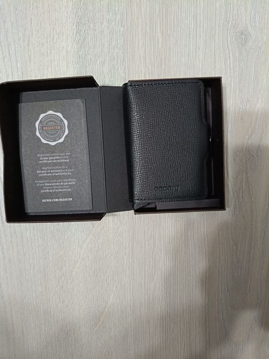 Portofel negru secridit dublu nou