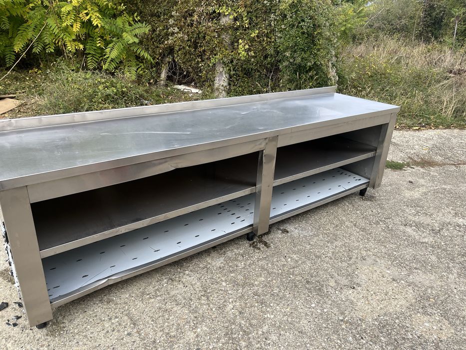 Работна маса неръждавейка