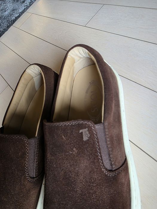 Tod’s мъжки Slip-On обувки от естествен велур – размер 42