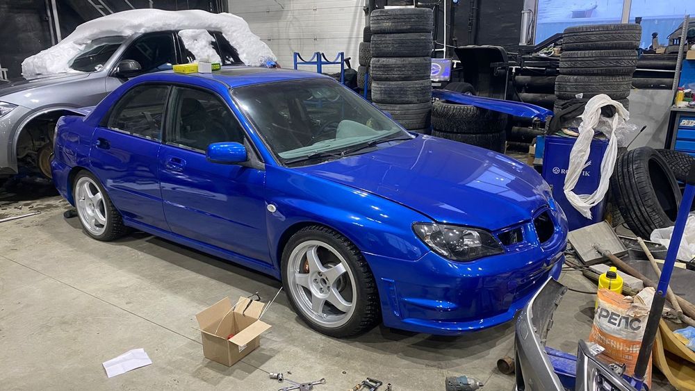 Subaru impreza лиса передний бампер