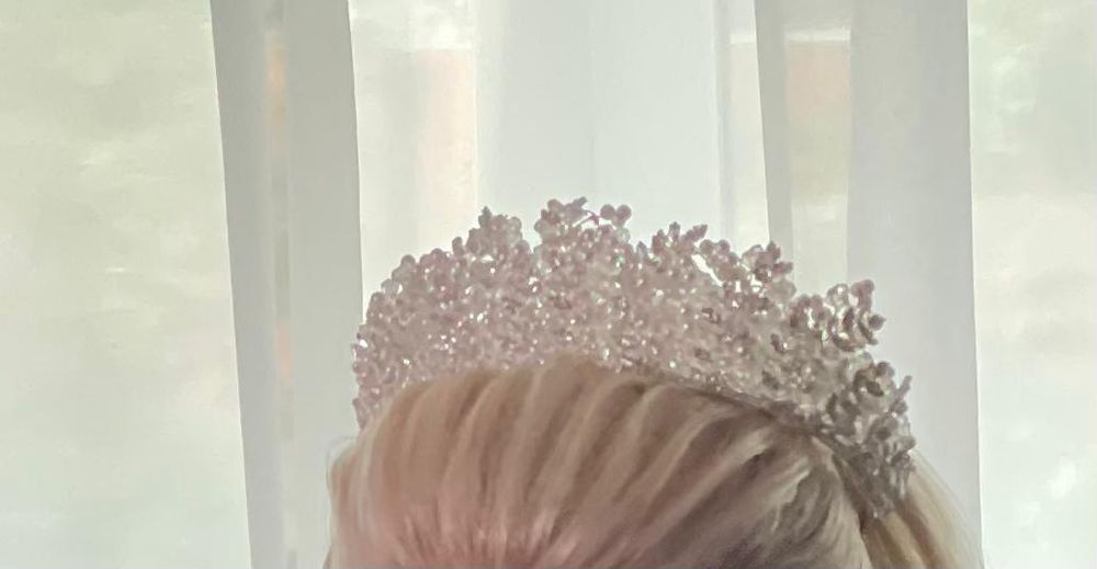 Coroniță de mireasa de zirconiu