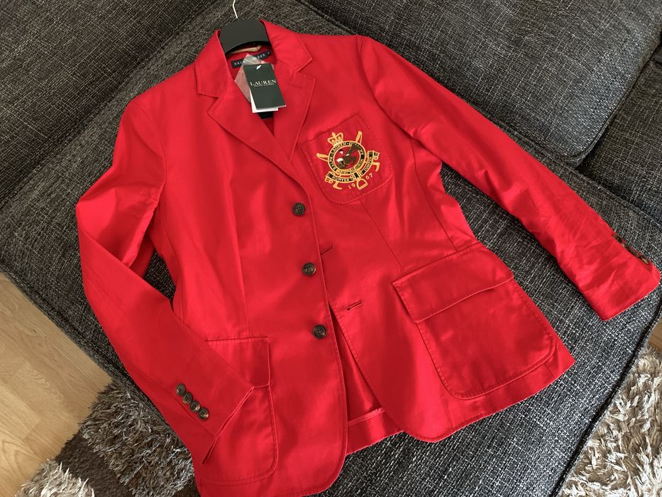 Чисто Ново Дамско Сако Ralph Lauren - червен