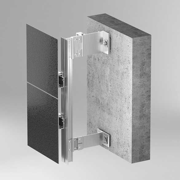 Кляймер для сухой монтажа (Крепежы) и профиля любой позиции