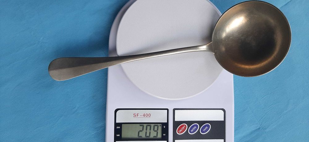 1.Polonic alpaca, Franta, 1882. 2.Set 6 lingurite alpaca aurita, 1970