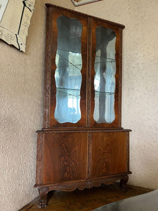 Set mobilier de arta, sculptat - lemn fag / nuc_Craiova