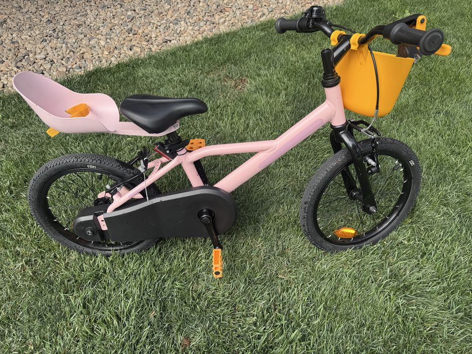 Bicicletă copii BTWIN Discover 500, 16”, roz
