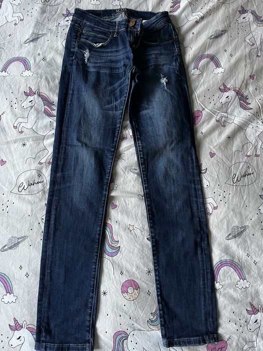 Дамски сини дънки