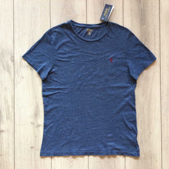 НОВА оригинална синя памучна тениска POLO RALPH LAUREN размер M от САЩ