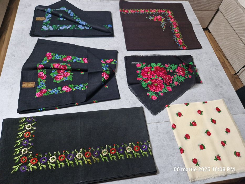 Baticuri vechi de casmir pur,Baticuri cu franjuri de matase