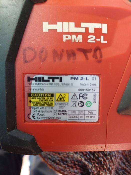 Laser nivela Hilti PM 2-L