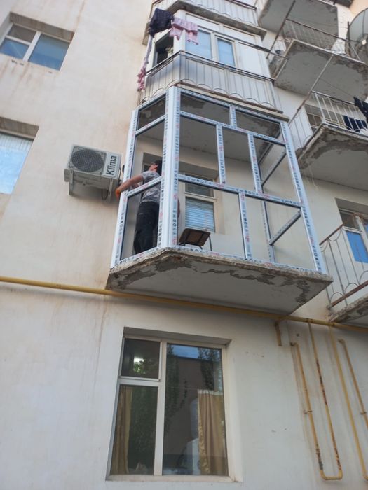 Пластик терезе орнатамыз