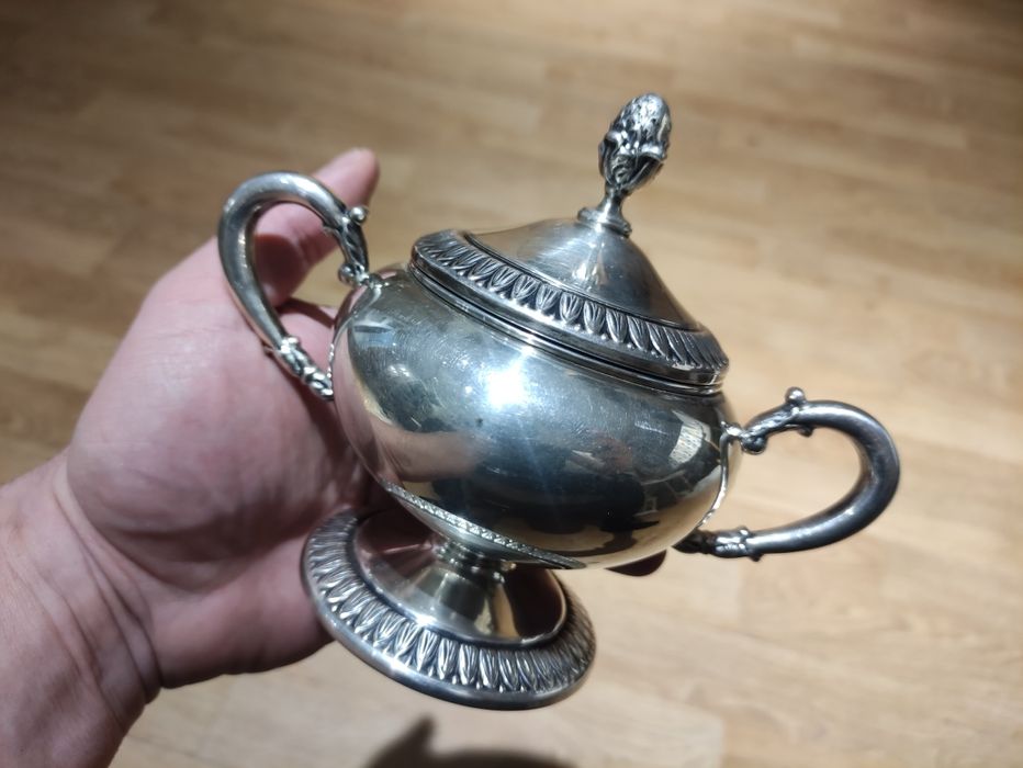 Сребърен Съд / Сребро 800 /Захарница / Купа / Чаша / Кана