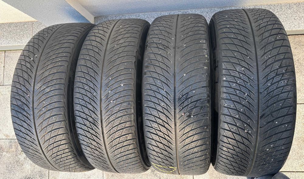 Roti r18 iarna VW Touareg 3 5x112 anvelope 255 60 r18 Michelin