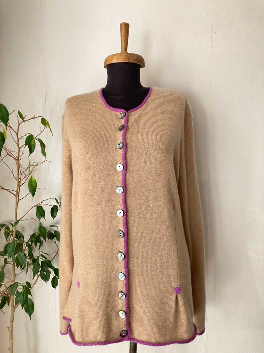 Pierre Claire 100% Cashmere кашмирена жилетка пуловер кашмир XXL XXXL